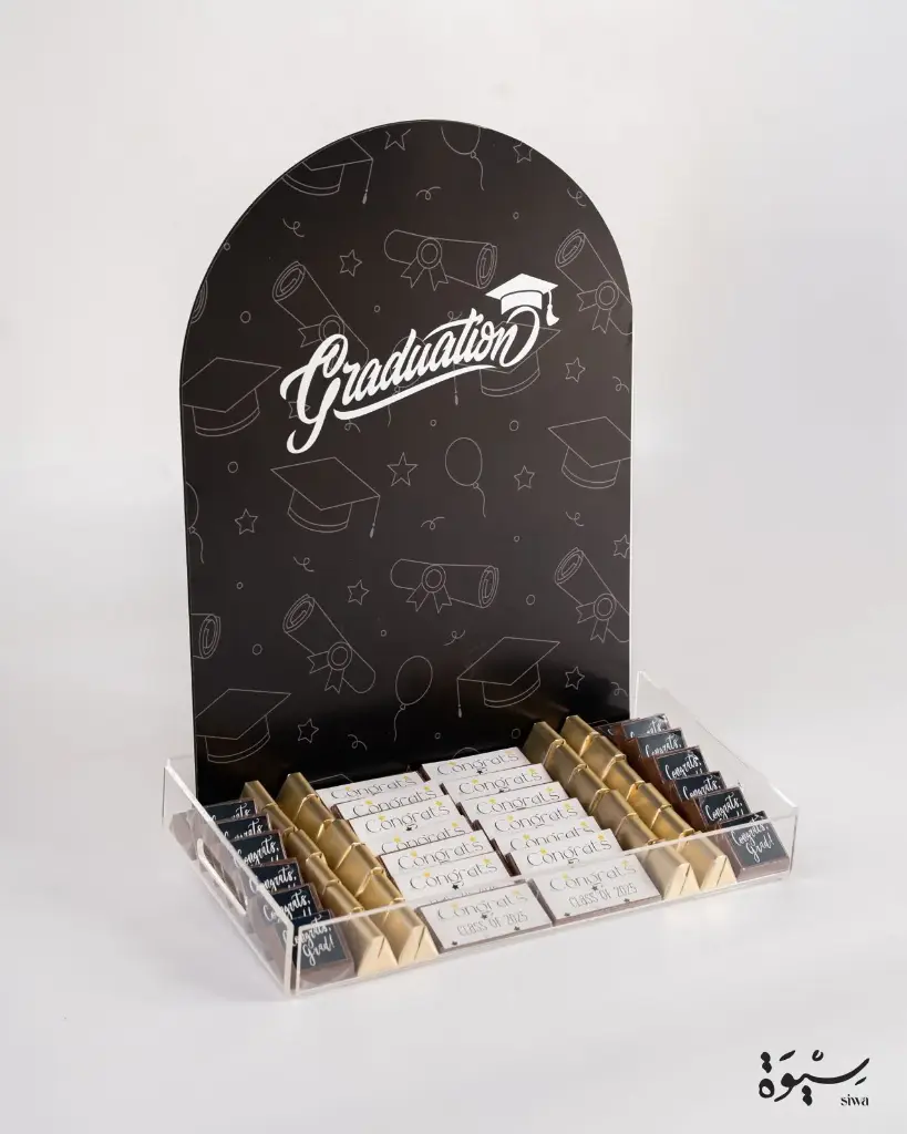 Graduation Assortment Acrylic Tray