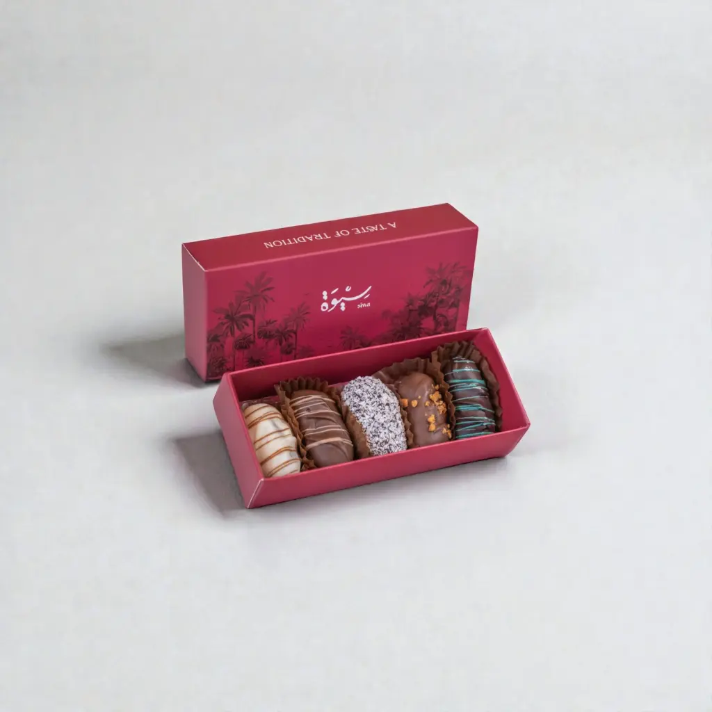 5 Pieces Dates Box 