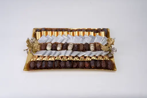 Large Golden Tray Gift