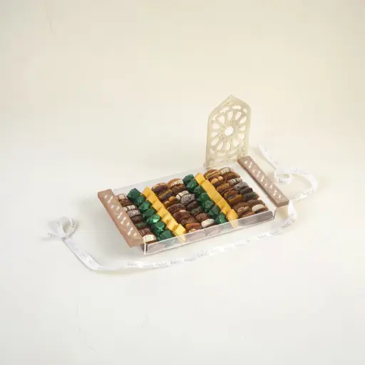 صينية الصدف والأكريليك (متوسطة)